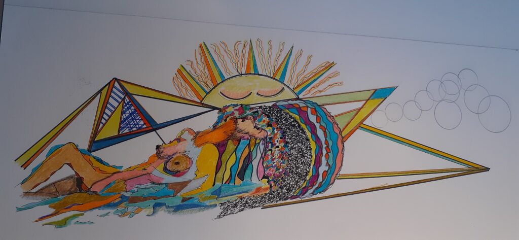 Art mural de Marcel Wuest.